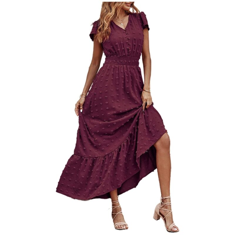 Boho Swiss Dot Dress